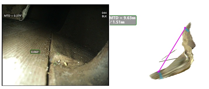 案例1：測(cè)量機(jī)匣凸起高度